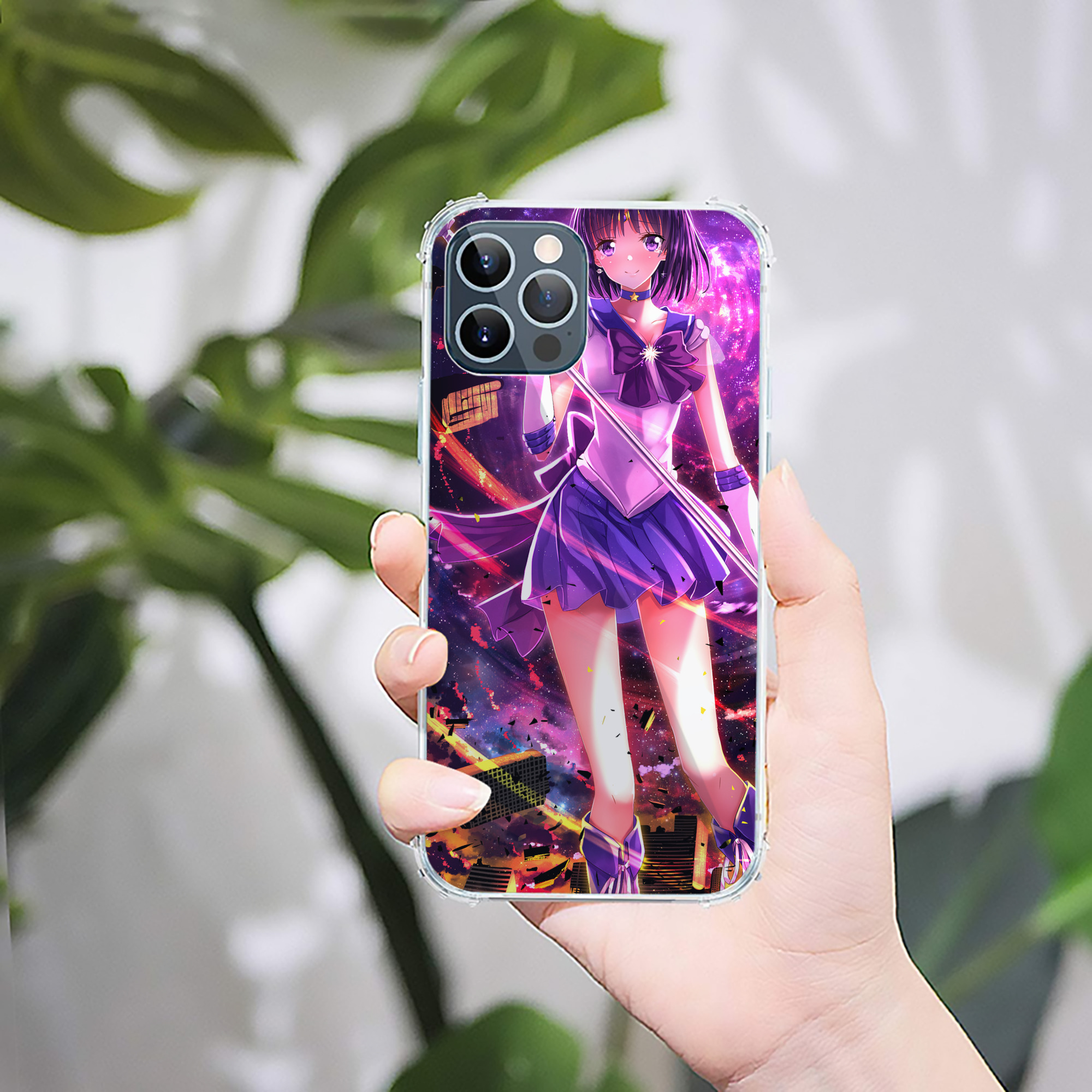 （画像用） 美少女戦士セーラームーン Sailor Moon 【iPhone 12シリーズ対応】透明スマホケース（クリアソフトケース）